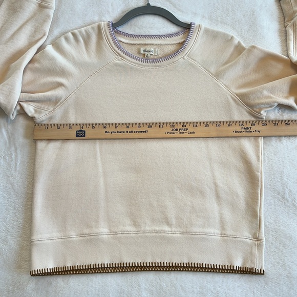Madewell Stitched Shrunken Sweatshirt - Picture 6 of 12